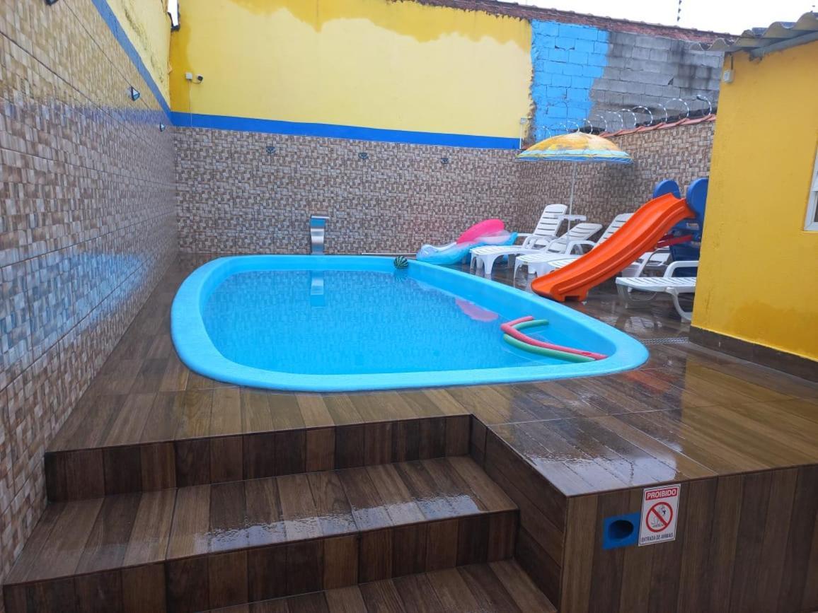 Casa Aconchegante com Piscina Mongaguá Exterior foto