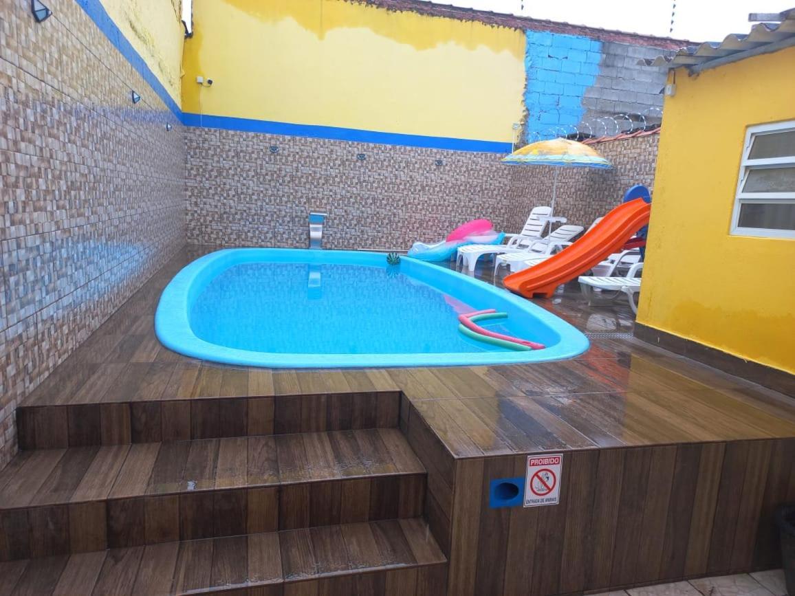 Casa Aconchegante com Piscina Mongaguá Exterior foto